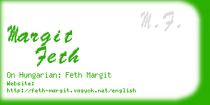 margit feth business card